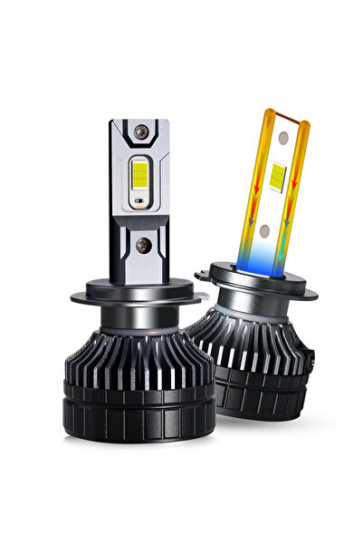 Choice6 مصابيح أمامية LED فائقة القوة H7 بقوة 190 واط/زوج، رقائق 3570، 6000 ك...