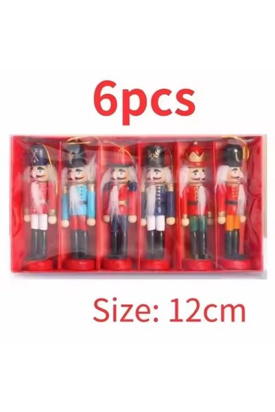 Choice 6pcs 12cm 10/12/14cm Nutcracker Miniatures Pink Series Nutcracker Pupp...