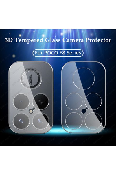 Choice1 زجاج مقسى لهاتف POCO F8 Ultra قطعتين 2 قطعة واقي زجاجي شفاف ثلاثي الأ...
