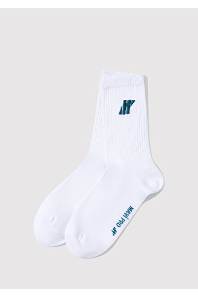 Mavi Pro Nakışlı Soket Çorap 0912192-20844