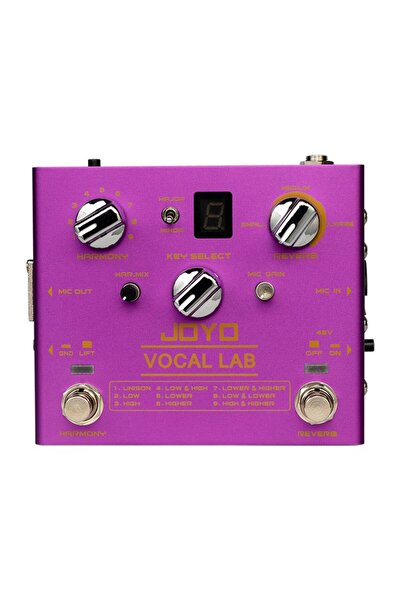 Joyo R16 Vocal Lab Vokal Efekt Pedalı