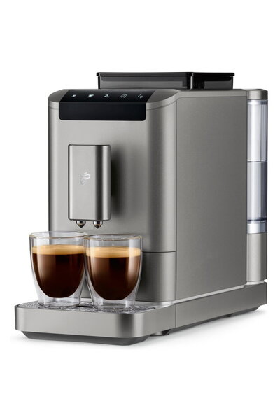 Tchibo Espressor automat Esperto 2, 618791, 19 bar, duza dubla, Argintiu