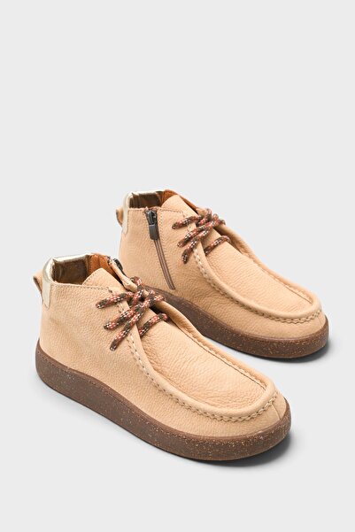 Capone Outfitters Cammy Hakiki Nubuk Deri Konfor Kadın Bot