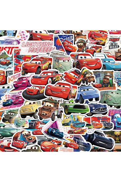 choice2 50PCS 10/30/50pcs Disney Cool Cars Cartoon Stickers Classic Anime Mov...
