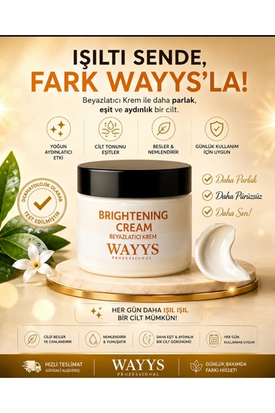 WAYYS BEYAZLATICI KREM