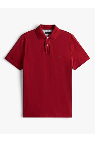 Tommy Hilfiger 1985 REGULAR POLO Erkek Kırmızı T-Shirt - MW0MW17770