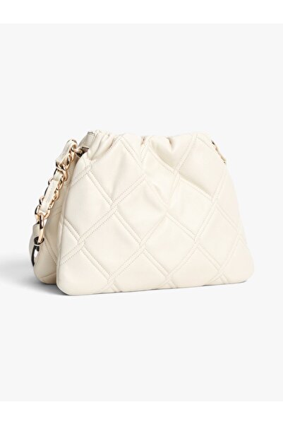 Tommy Hilfiger TH FEMININE MINI CROSSOVER Kadın Bej Çanta - AW0AW18718