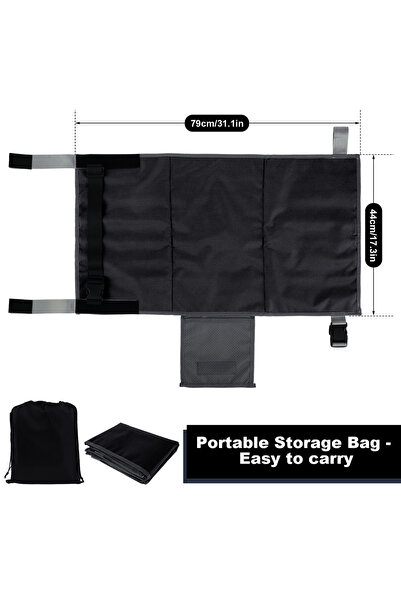 Choice A-black Kids Airplane Bed Breathable Children Airplane Seat Extender P...
