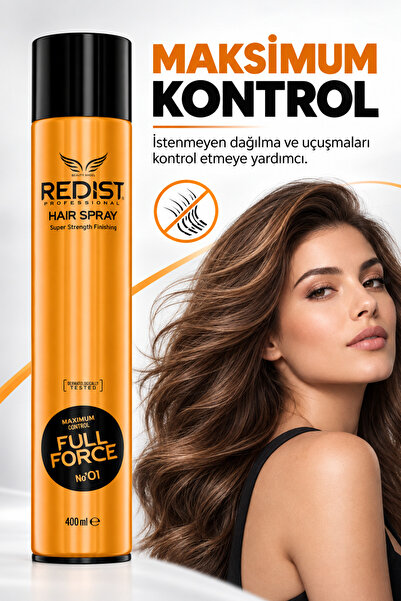 Redist Saç Spreyi Ultra Strong Güçlü Tutuş Gün Boyu Etkili Vegan 400 ml