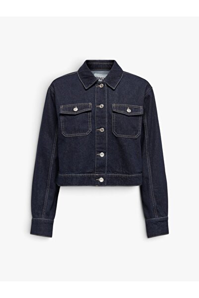 ONLY Onllumi Ls Jacket Dnm Pim Noos Women's Blue Denim Jacket - 15339977