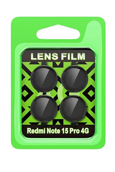 SORA GROUP ®   Redmi Note 15 Pro 4g Raze Metal Camera Lens - Black