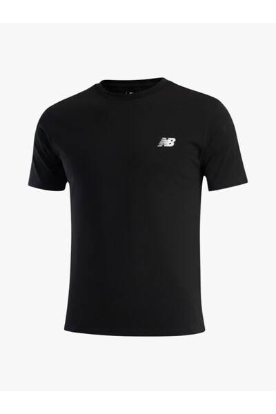 New Balance Nb Lifestyle Siyah Erkek T-Shirt Mnt1537-Bk