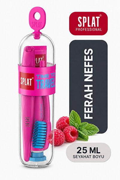 Splat Love Seyahat Seti Diş Macunu 25 gr Diş Fırçası Katlanabilir Seyahat Diş...