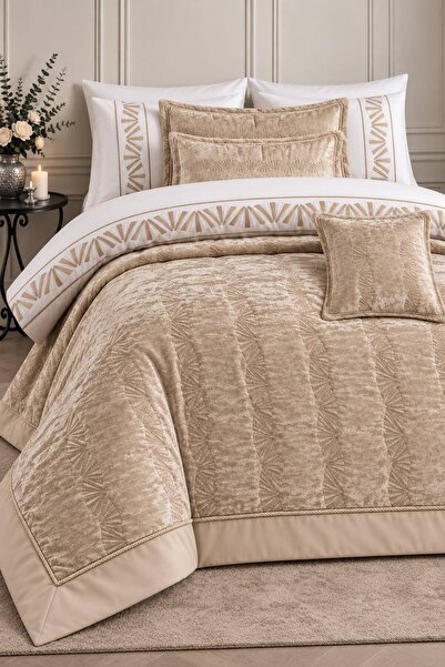 GOLDROOM Home VERONA NAKIŞLI ÇEYİZ SETİ 8 PARÇA
