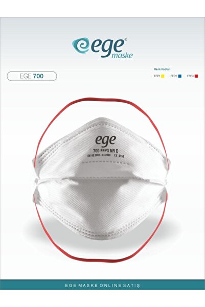 EGE MASKE Ege Ffp3 700 Nr N95 Ventilsiz Maske 40'lı Paket