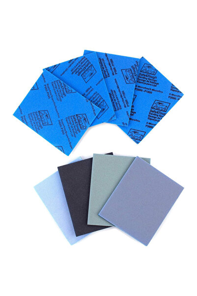 Choice P500-P600(3pcs) 3-Pack of 320-1500 Grit Sponge Sandpaper, 4.5 X 5.5 X ...
