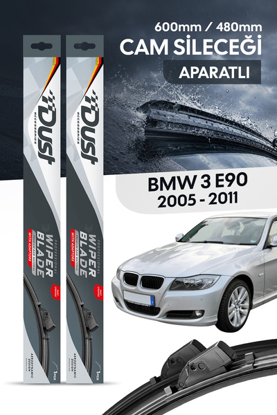 DUST BMW 3 serisi(E90) sedan 2005-2011 Uyumlu Silecek Takımı 600MM/480MM S16