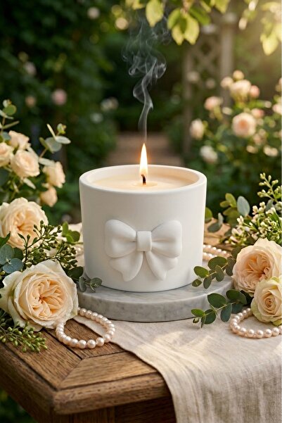 Lumira Candle Lumira Kurdeleli Tek Fitilli Meyve Notaları,Limon,KokuluBetonMu...