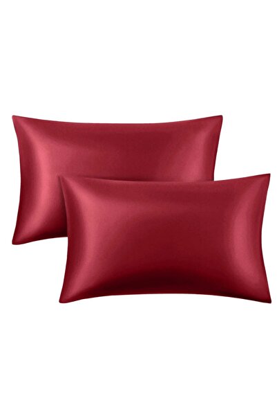 DUSK Satin 2 Pieces 50X70 Pillowcases Curly Hair Girls