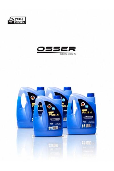 OSSER Power Plus Antifriz 4 Adet 3 LT Mavi -37 Derece