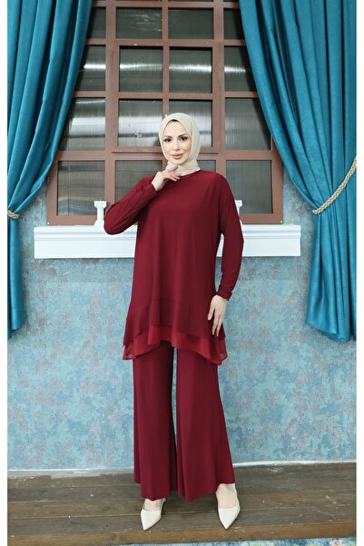 NİSUM MODA Flared Double Suit with Trousers