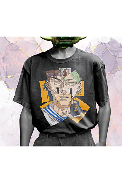 Güvenin Düşü Jojo's Bizarre Adventure (Jojo No Kimyou Na Bouken) - Oversize T...