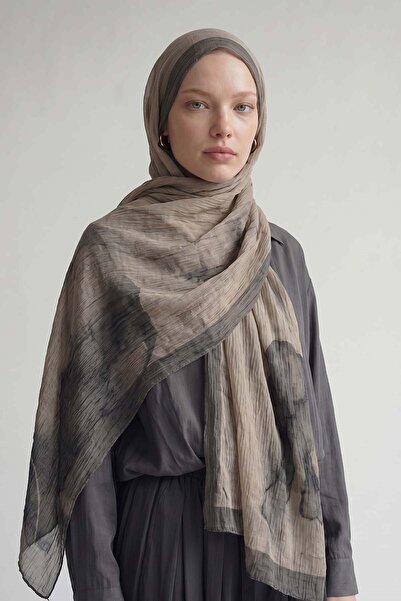 Levidor Mink Pastel Paint Pattern Muslin Shawl