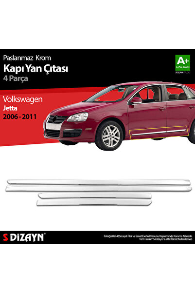 S Dizayn S-Dizayn VW Jetta Krom Kapı Yan Çıtası 2006-2011 7613404