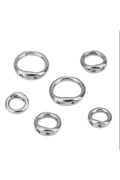 Choice 6mm Steel 20pcs Stainless Steel Necklace Clasps Hooks Threading Beadin...