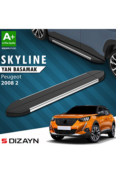 S Dizayn Peugeot 2008 2 Skyline Krom Yan Basamak 183 Cm 2020 Üzeri A+ Kalite ...