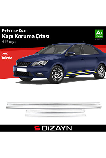 S Dizayn S-Dizayn Seat Toledo Kapı Koruma Çıtası Krom 2013-2019 7114400