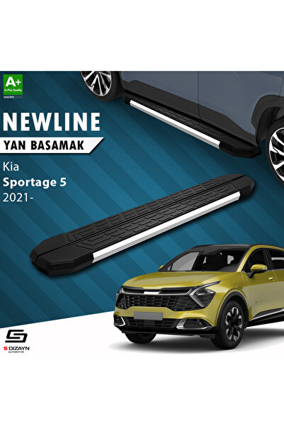 S Dizayn Kia Sportage 5 NewLine Krom Yan Basamak 173 Cm 2021 Üzeri A+ Kalite ...