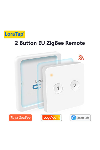 Choice 2 Button EU Remote LoraTap ZigBee 3.0 Wireless 13 Types Push Button EU...