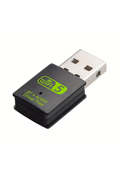 Choice black USB Wireless Wifi/Bluetooth Adapter 600Mbps Wifi Dongle Dual Ban...