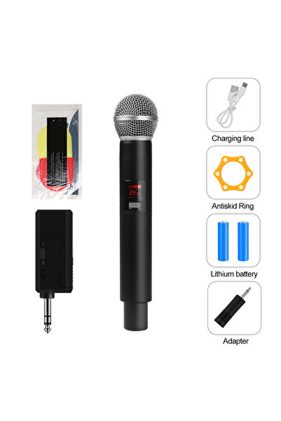 Choice kebidumei 1-to-1 Wireless Microphone UHF Fixed Frequency 2 Channels Ha...