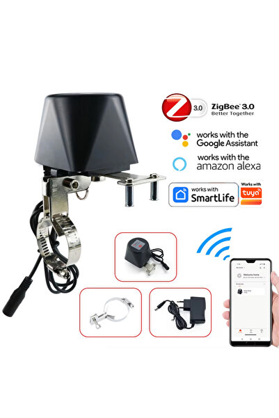 Choice WIFI valve White Zigbee Smart Gas Valve WIFI Garden Water Shut Off Tim...