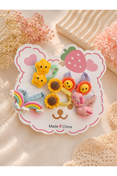 EliraToka KIZ ÇOCUK-BEBEK SEVİMLİ SİLİKON MİNİ BOY 10 LU SET LASTİK MODELLERİ