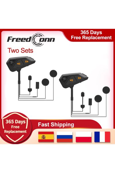 Choice FG-2 SetS Freedconn FG Motorcycle Intercom Helmet Bluetooth Headset 10...