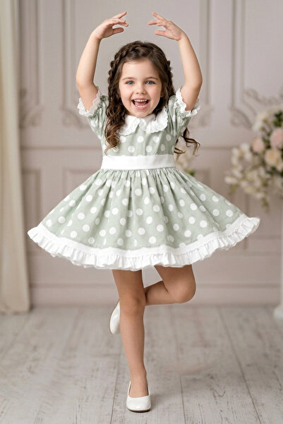 Baby Animals Baby Girl Girl Kid Birthday Party Wedding Dress Half Sleeve Line...