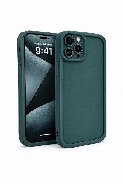 Vissona iPhone 11 Pro Max Kılıf – Kamera Çıkıntılı – Mat Silikon Telefon Kılıfı