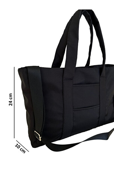 tuttobene Idily Black Tote Bag Shoulder Bag Laptop Book Briefcase Portable Tb005