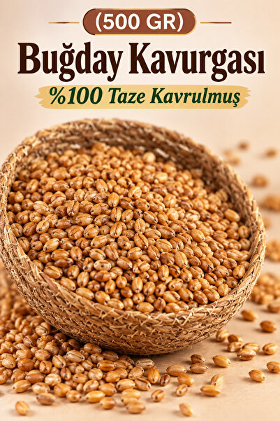 ÜLKÜ KURUYEMİŞ (500 GR) Buğday Kavurgası %100 Taze Kavrulmuş