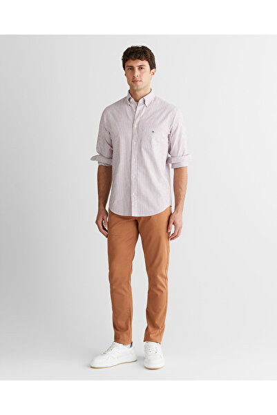 Gant Erkek Kahverengi Slim Fit Pantolon