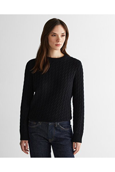 Gant Kadın Siyah Regular Fit Triko