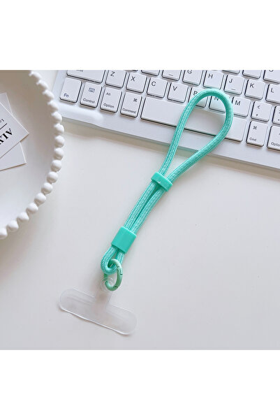 choice2 Cyan Short Adjustable Phone Strap Anti Slip Anti Fall Wrist Strap Pho...