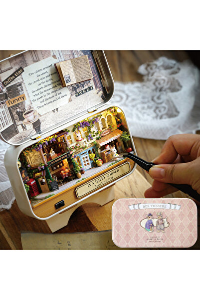 Choice5 Q4005 DIY Wood DollHouses Handmade Funny Box Theatre Miniature Box Cu...