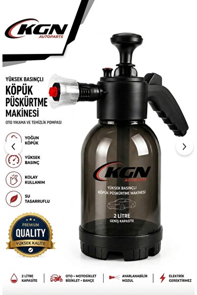 KGN AUTO ACCESSORIES KGN 2 Litre Basınçlı Köpük Pompası Oto Araç Yıkama Püskü...
