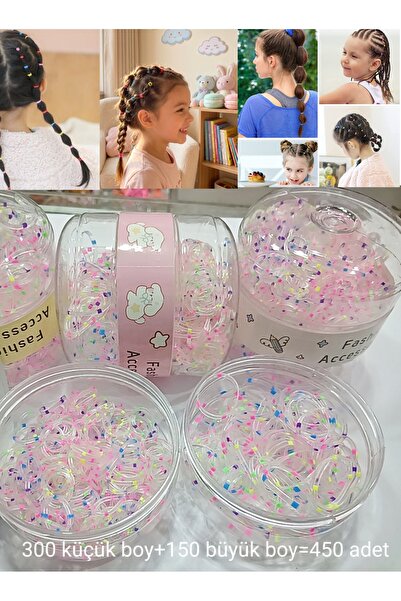NEW HİLL Large and Small Sizes in a Box Quality Transparent Colorful Mesh Rub...
