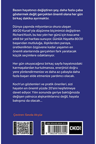 CEO Plus Günlük Hayatta 80/20