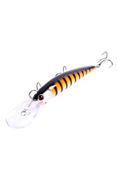 Choice 8 1pc 16.5cm 21g 6# Hook Deep Diving Large Minnow Wobbler Lure Artific...